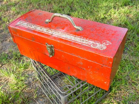 vintage metal tool boxes|did toolboxes exist in 1948.